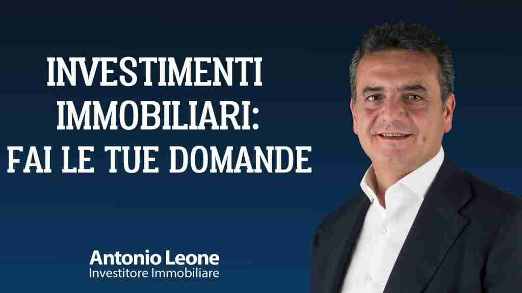 Investitore Immobiliare Antonio Leone